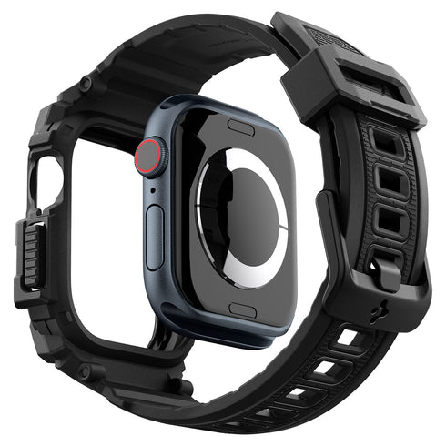 Spigen Apple Watch 11/10 Series Case+Band – Rugged Armor Pro